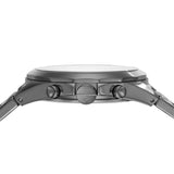 Armani Exchange Drexler Chronograph Grey Dial Grey Steel Strap Watch For Men - AX2603 Authentic Buy Shop Now