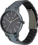 Armani Exchange Cayde Analog Blue Dial Blue Steel Strap Watch For Men - AX2702 Authentic Buy Shop Now