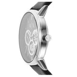 Armani Exchange Cayde Chronograph Black Dial Black Leather Strap Watch for Men - AX2745 Authentic Buy Shop Now