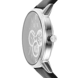 Armani Exchange Cayde Chronograph Black Dial Black Leather Strap Watch for Men - AX2745 Authentic Buy Shop Now
