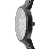 Armani Exchange Cayde Chronograph Black Dial Black Steel Strap Watch for Men - AX2748 Authentic Buy Shop Now