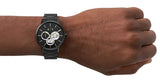 Armani Exchange Cayde Chronograph Black Dial Black Steel Strap Watch for Men - AX2748 Authentic Buy Shop Now