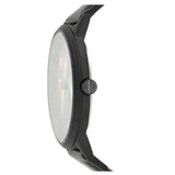 Armani Exchange Cayde Analog Black Dial Black Leather Strap Watch For Men - AX7120 Authentic Buy Shop Now