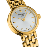 Tissot T Lady Lovely Silver Dial Gold Steel Strap Watch For Women - T058.009.33.031.00 Authentic Buy Shop Now