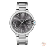 Cartier Ballon Bleu de Cartier Black Dial Silver Steel Strap Watch for Men - W6920042 Authentic Buy Shop Now
