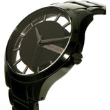 Armani Exchange Hampton Chronograph Black Dial Black Steel Strap Watch For Men - AX2189 Authentic Buy Shop Now