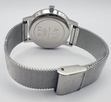 Armani Exchange Lola Analog Silver Dial Silver Mesh Strap Watch For Women - AX5535 Authentic Buy Shop Now
