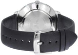 Emporio Armani Modern Slim Quartz Grey Dial Black Leather Strap Watch For Men - AR11162 Authentic Buy Shop Now