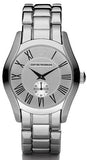 Emporio Armani Classic Quartz Silver Dial Silver Steel Strap Watch For Men - AR0647 Authentic Buy Shop Now