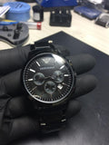 Emporio Armani Classic Chronograph Black Dial Black Stainless Steel Strap Watch For Men - AR2453 Authentic Buy Shop Now