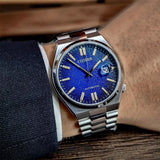 Citizen Tsuyosa Automatic Dark Blue Dial Silver Steel Strap Watch For Men - NJ0151-88L Authentic Buy Shop Now
