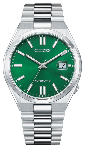 Citizen Tsuyosa Automatic Green Dial Silver Steel Strap Watch For Men - NJ0150-81X Authentic Buy Shop Now