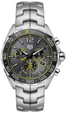 Tag Heuer Formula 1 Ayrton Senna Special Edition Grey Dial Silver Steel Strap Watch for Men - CAZ101AF.BA0637 Authentic Buy Shop Now