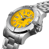 Breitling Avenger Automatic 45mm Seawolf Yellow Dial Silver Steel Strap Strap Watch for Men - A17319101/1A1 Authentic Buy Shop Now
