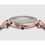 Emporio Armani Gianni T-Bar Quartz Crystals Black Dial Gold Steel Strap Watch For Women - AR11423 Authentic Buy Shop Now
