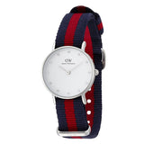 Daniel Wellington Classy Oxford White Dial Two Tone Nylon Strap Watch For Women - DW00100072 Authentic Buy Shop Now