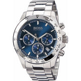 Hugo Boss Ikon Blue Dial Silver Steel Strap Watch for Men - 1512963 Authentic Buy Shop Now