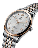Tudor 1926 Automatic Diamonds Silver Dial Two Tone Steel Strap Watch for Men - M91651-0002 Authentic Buy Shop Now