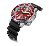 Citizen Eco Drive Promaster Marine Red Dial Black Rubber Strap Watch For Men - BN0159-15X Authentic Buy Shop Now