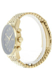 Hugo Boss Navigator Black Dial Gold Steel Strap Watch for Men - 1513531 Authentic Buy Shop Now
