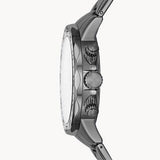 Fossil Bannon Multifunction Chronograph Grey Dial Grey Steel Strap Watch for Men - BQ2491 Authentic Buy Shop Now