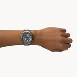 Fossil Bannon Multifunction Chronograph Grey Dial Grey Steel Strap Watch for Men - BQ2491 Authentic Buy Shop Now