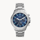 Fossil Bannon Multifunction Blue Dial Silver Steel Strap Watch for Men - BQ2503 Authentic Buy Shop Now