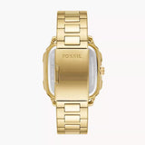 Fossil Inscription Multifunction Black Dial Gold Steel Strap Watch for Men - BQ2656 Authentic Buy Shop Now