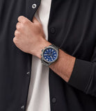 Fossil Brox Multifunction Blue Dial Grey Steel Strap Watch for Men - BQ2798 Authentic Buy Shop Now