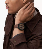 Fossil Brox Multifunction Brown Dial Brown Leather Strap Watch for Men - BQ2802 Authentic Buy Shop Now