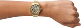 Fossil Rye Automatic Skeleton Gold Dial Gold Steel Strap Watch for Women - BQ3755 Authentic Buy Shop Now