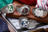 Breitling Chronomat B01 42 Six Nations Wales Red Dial Silver Steel Strap Watch for Men - AB0134A61K1A1 Authentic Buy Shop Now