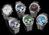 Breitling Chronomat B01 42 Six Nations Wales Red Dial Silver Steel Strap Watch for Men - AB0134A61K1A1 Authentic Buy Shop Now