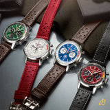 Breitling Top Time B01 Ford Mustang Green Dial Brown Leather Strap Watch for Men - AB01762A1L1X1 Authentic Buy Shop Now