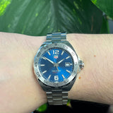 Tag Heuer Formula 1 Blue Dial Silver Steel Strap Watch for Men - WAZ1118.BA0875 Authentic Buy Shop Now