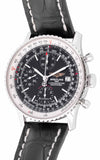 Breitling Navitimer 1 Chronograph 41mm Automatic Black Dial Black Leather Strap Mens Watch - A13324121B1P1 Authentic Buy Shop Now