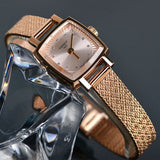 Tissot Lovely Square Lady Quartz Rose Gold Dial Rose Gold Mesh Bracelet Watch For Women - T058.109.33.456.00 Authentic Buy Shop Now