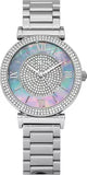 Michael Kors Caitlin Crystal Dial Silver Steel Strap Watch for Women - MK3331 Authentic Buy Shop Now