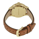 Burberry The Classic Champagne Gold Dial Brown Leather Strap Watch for Women - BU10101 Authentic Buy Shop Now