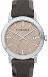 Burberry The City Grey Dial Leather Strap Watch for Men - BU9020 Authentic Buy Shop Now