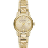 Burberry The City Gold Dial Gold Steel Strap Watch for Women - BU9145 Authentic Buy Shop Now