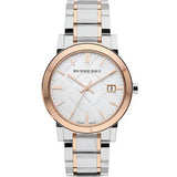 Burberry The City Silver Dial Two Tone Steel Strap Watch for Women - BU9205 Authentic Buy Shop Now