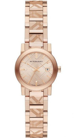 Burberry The City Rose Gold Dial Rose Gold Steel Strap Watch for Women - BU9235 Authentic Buy Shop Now