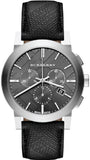 Burberry The City Grey Dial Black Leather Strap Watch for Men - BU9362 Authentic Buy Shop Now