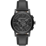 Burberry The City Black Dial Black Leather Strap Watch for Men - BU9364 Authentic Buy Shop Now