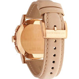 Burberry Chronograph Rose Gold Dial Beige Leather Strap Watch for Women - BU9704 Authentic Buy Shop Now