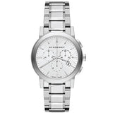 Burberry The City White Dial Silver Steel Strap Watch for Men - BU9750 Authentic Buy Shop Now