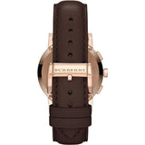 Burberry The City Grey Dial Brown Leather Strap Unisex Watch - BU9755 Authentic Buy Shop Now