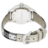 Burberry Classic Stone Silver Dial Horseberry Black Leather Strap Watch for Women - BU10103 Authentic Buy Shop Now