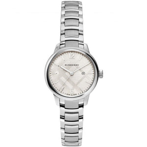 Burberry The Classic Silver Dial Silver Steel Strap Watch for Women - BU10108 Authentic Buy Shop Now
